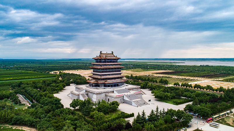 明月吟秋作品专栏【七律】·中国古代四大名楼(四)登鹳雀楼(十一尤) 文/康宗生(图4)
