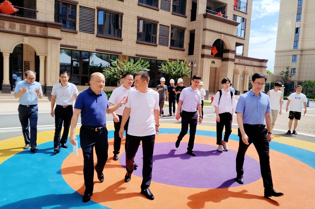 湖北武穴:何太华等到御江幸福里智慧小区“办实事”掠影