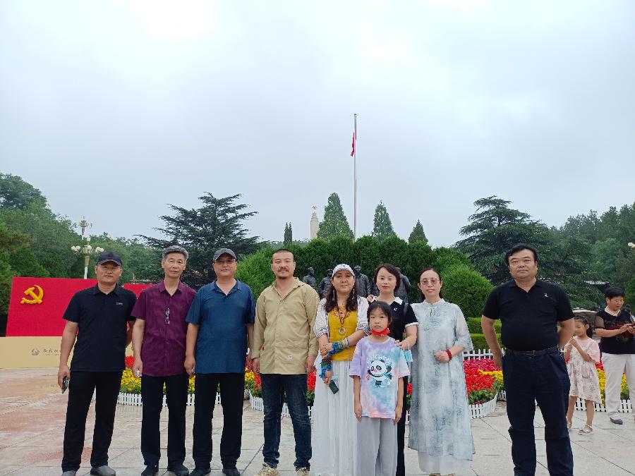 【雅诗总会】老区忆党恩笔墨写深情——河北山海书画院赴平山老区学习践行纪实(图2)
