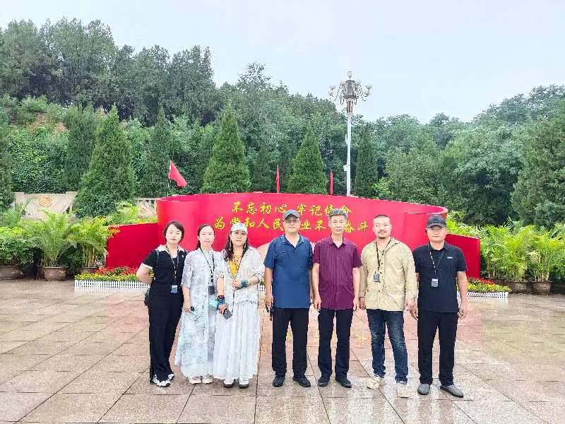 【雅诗总会】老区忆党恩笔墨写深情——河北山海书画院赴平山老区学习践行纪实(图12)