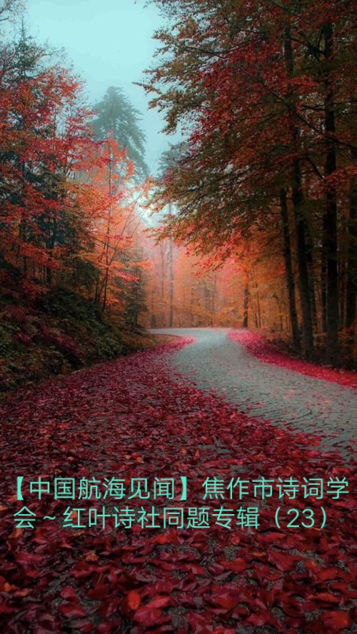 【中国航海见闻】焦作市诗词学会~红叶诗社同题专辑(23)