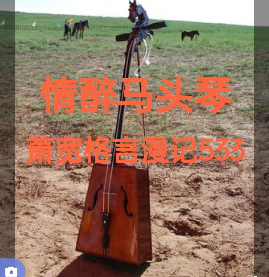 【雅诗总会】萧宽歌词《情醉马头琴》——萧宽格言漫记533(图2)