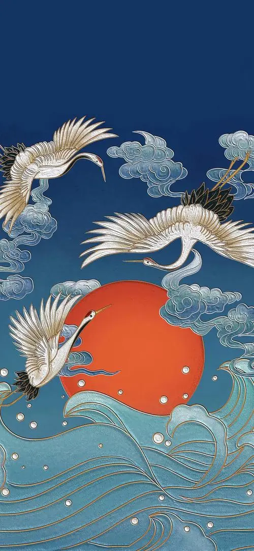 【我梦中的仙鹤】文/麻阳华 【宁夏总社】世界诗人名人展（8836）（图3）