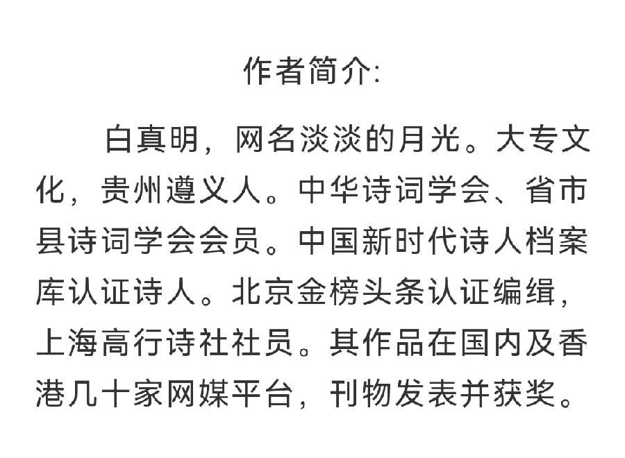 【华夏好诗词】分享白真明七律四首请欣赏（图11）