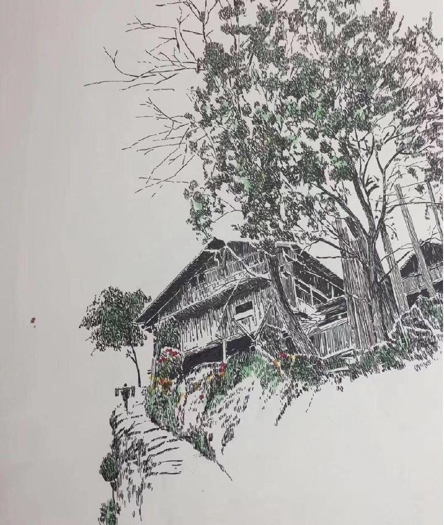 马国斌钢笔画欣赏(5)(图18)