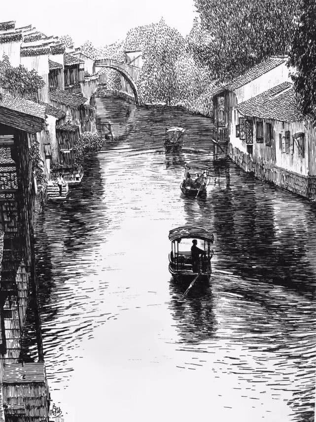 马国斌钢笔画欣赏(5)(图42)