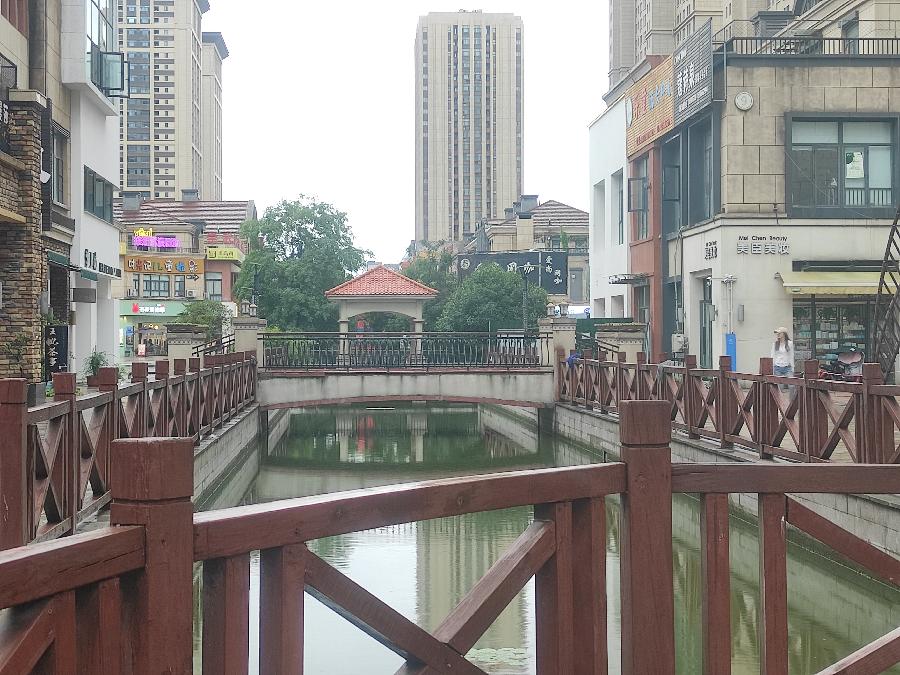 宝龙水系街倚桥看雨 原作/梁立锋（图4）