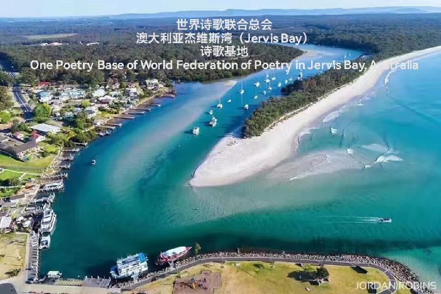《诗恋白沙滩：为世界诗歌联合总会澳大利亚杰维斯湾诗歌基地揭幕而作》文/ 卞荔莎（美国）世界诗人名人展（图3）