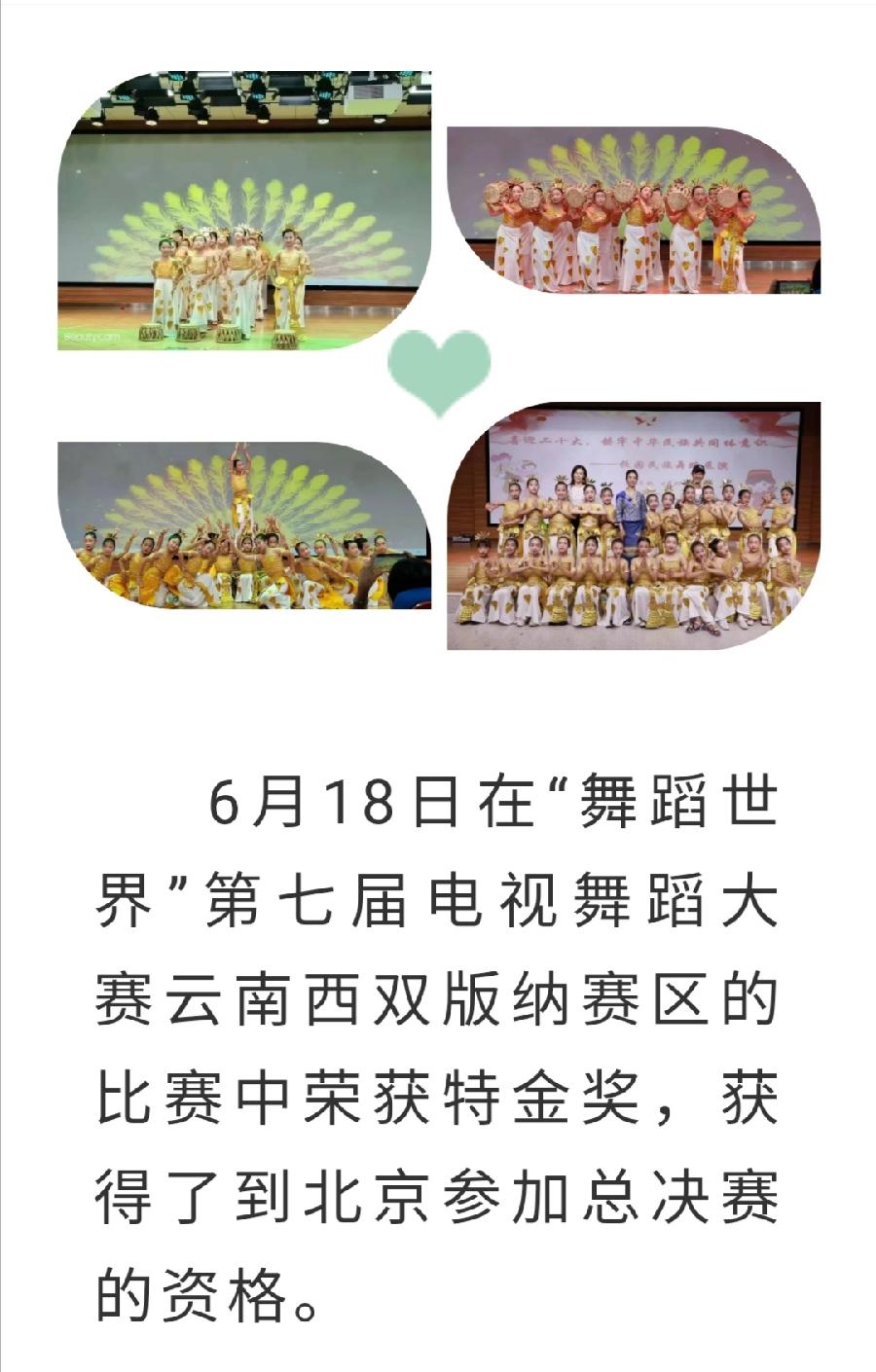 三年级317班同学将于7月26日赴北京参加“舞蹈世界”第七届电视舞蹈大赛全国总决赛（图3）