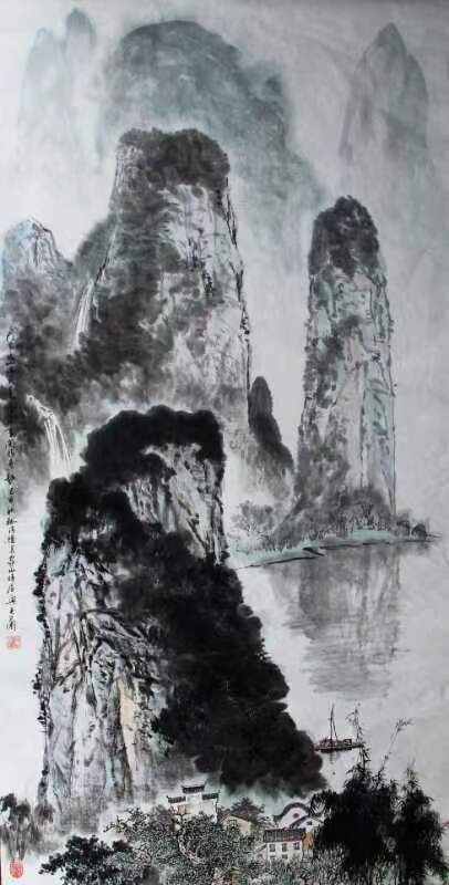 中国文苑海内外书画专刊(2022年第7期)雷树清(新西兰)专辑(图21)