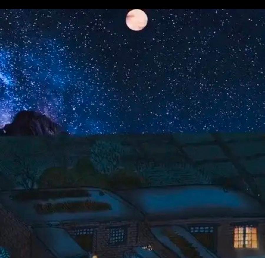 童年的夜 文/雨后彩虹 (山东茌平)