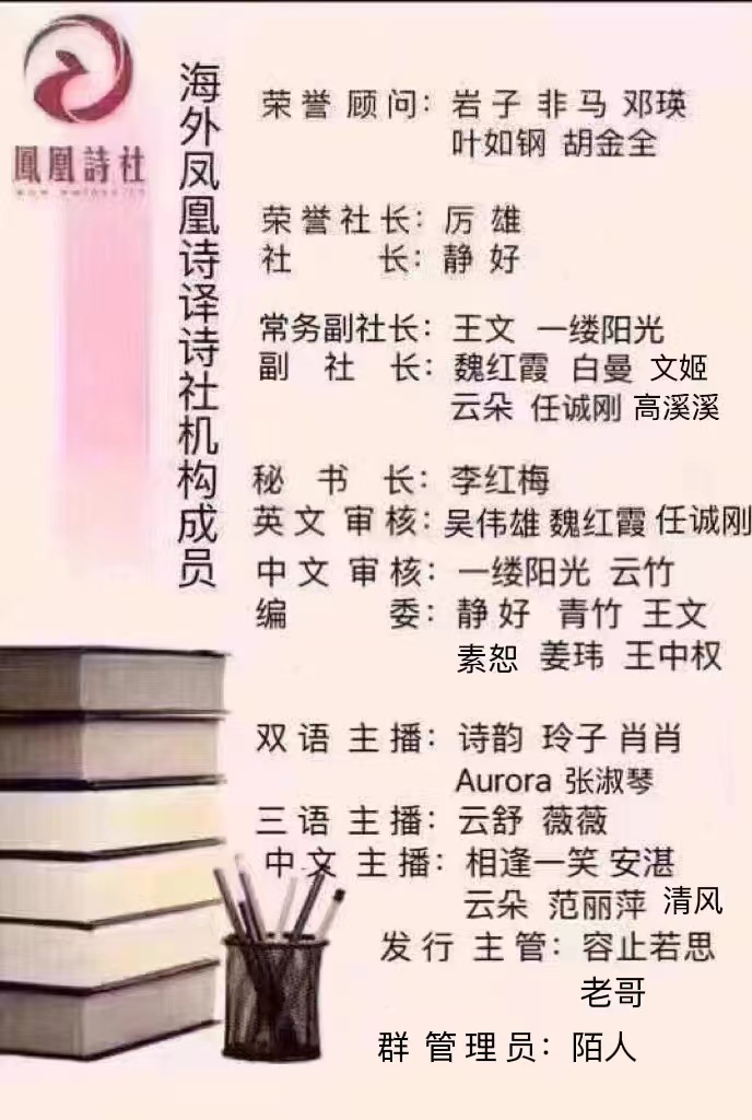 【海外诗译】精品双语合诵《黑夜悲情》文｜贾金桃、译｜静好、审｜任诚刚、合诵｜面对大海、上善若水和薇薇（图17）