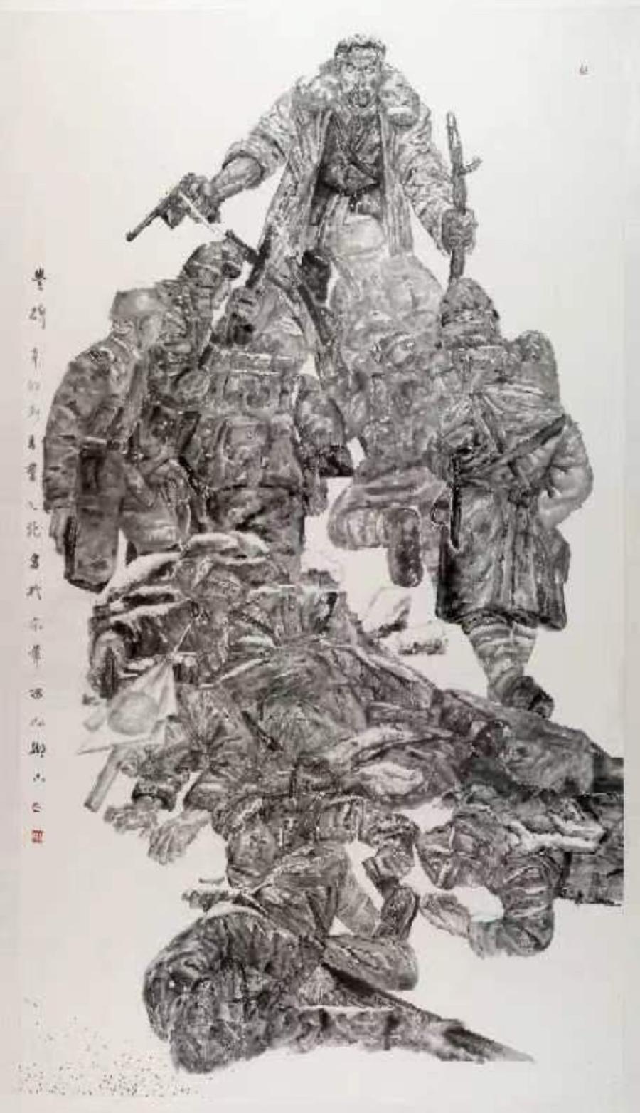 “庆八一”特刊||35位艺术名家倾情奉献军事题材作品联展||陕甘青藏头条(图70)