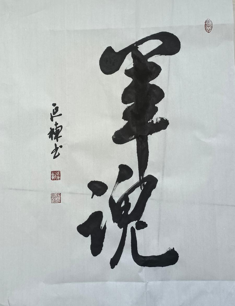 【书画进军营】聊城市双拥志愿者协会、市书画研究会赴聊城武警支队开展书画交流慰问活动(图18)