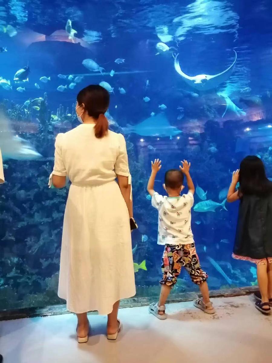 题图：孙游北京海洋馆有感 得句张怀成