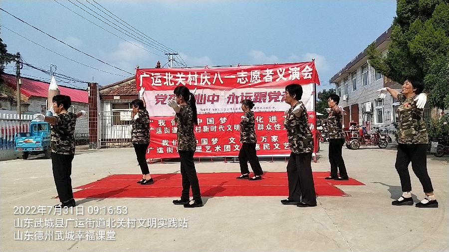 庆“八一”感党恩 红歌红舞进乡村(图4)