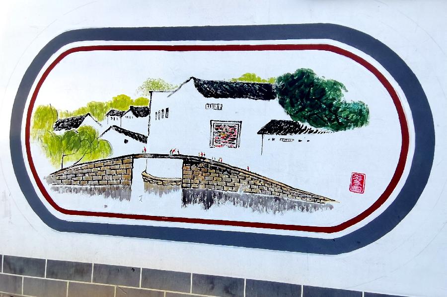 “寻美井陉•同心筑梦”优秀作品 | 乡村振兴墙体彩绘《永远跟党走》| 李克明、梁千征、马跃#寻美中国（图8）