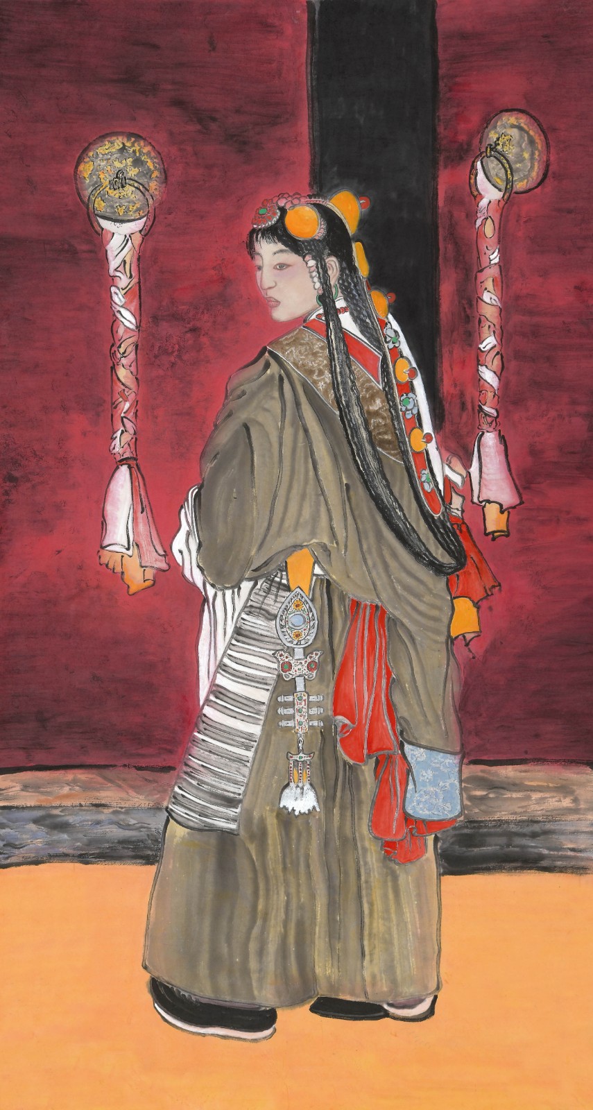 21位艺术名家倾情演绎“建军95周年”书画精品展||陕甘青藏头条（图41）