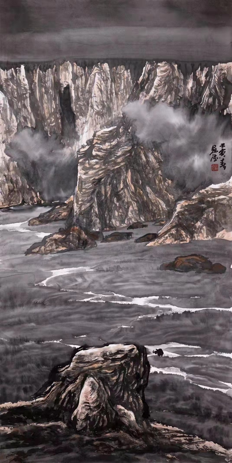 21位艺术名家倾情演绎“建军95周年”书画精品展||陕甘青藏头条（图47）