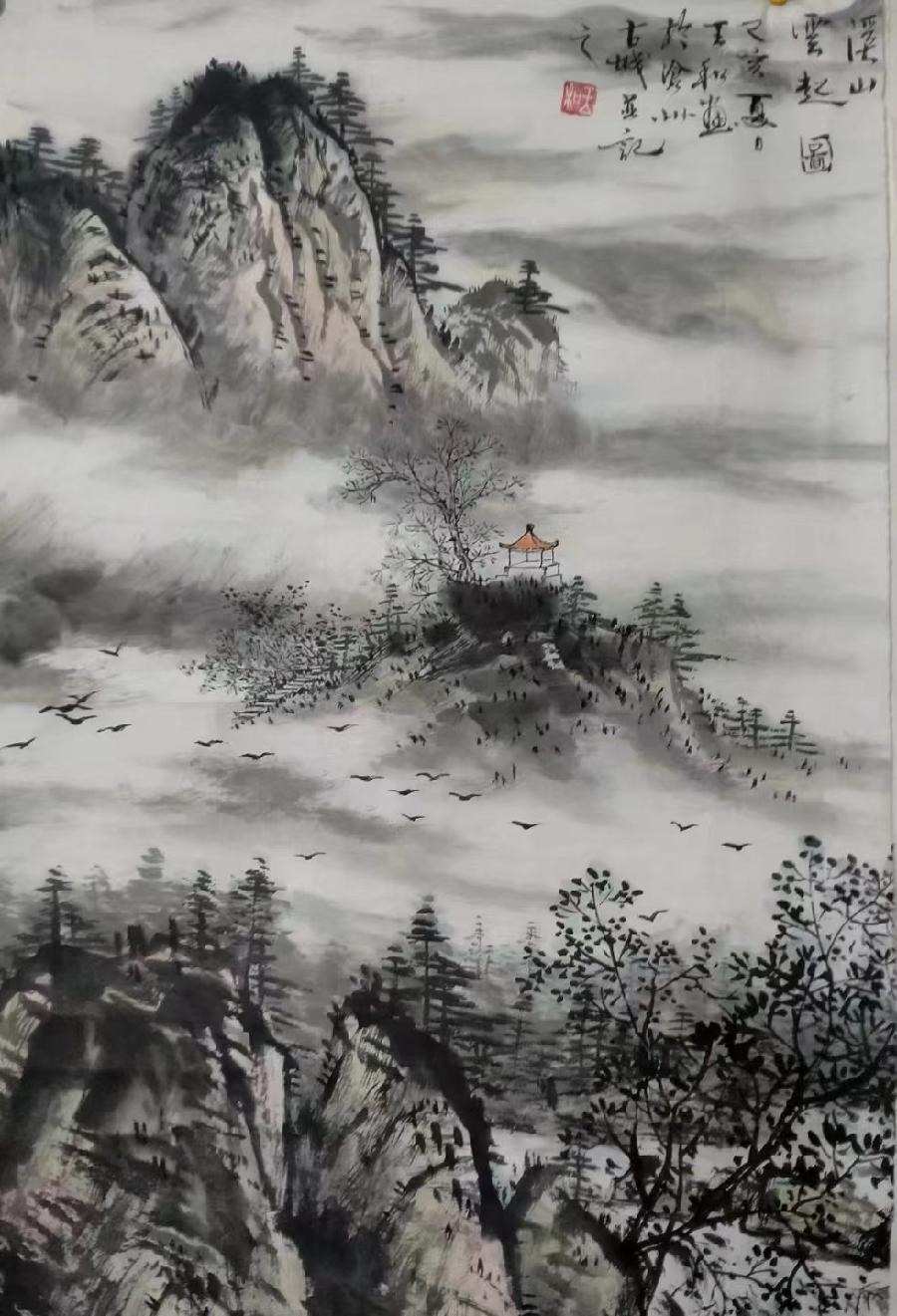 【雅诗总会】山海云涛入境来——著名山水画家王和作品欣赏（图6）