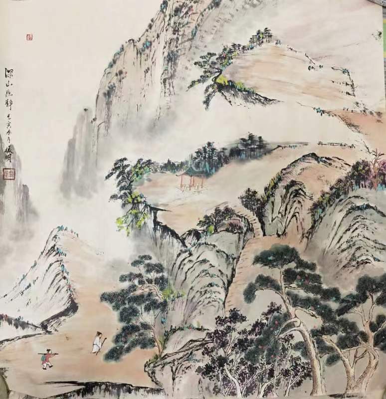 【雅诗总会】清新隽永写出旷朗的意境——著名画家金振明作品欣赏(图4)