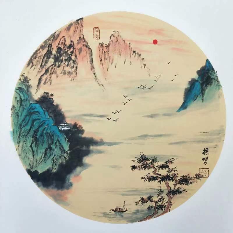 【雅诗总会】清新隽永写出旷朗的意境——著名画家金振明作品欣赏(图8)