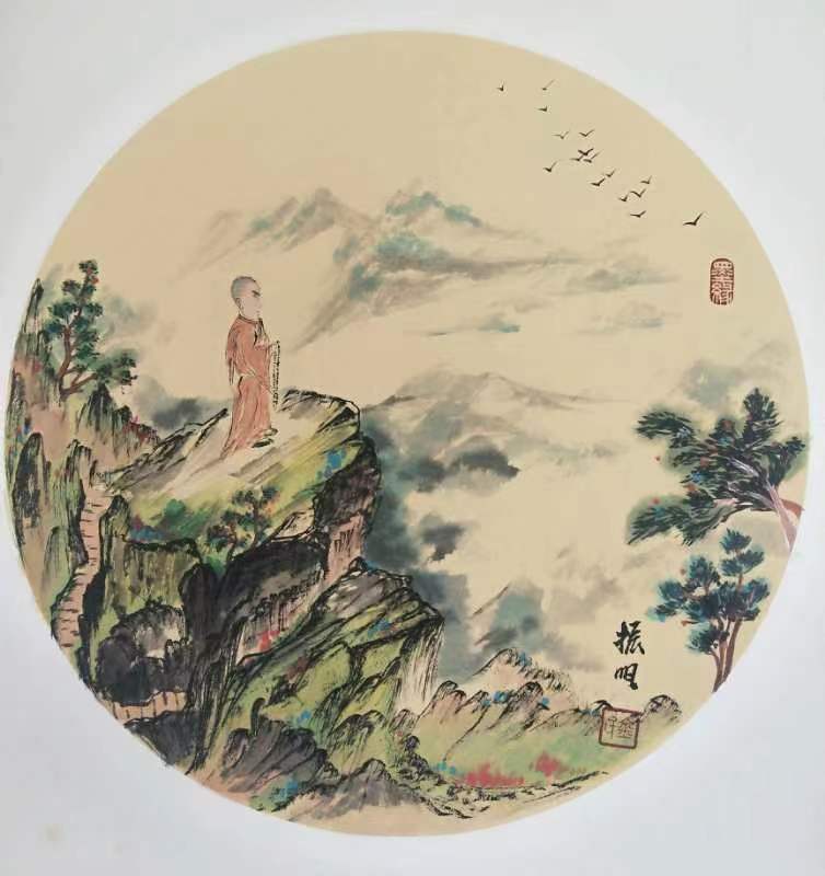 【雅诗总会】清新隽永写出旷朗的意境——著名画家金振明作品欣赏(图12)