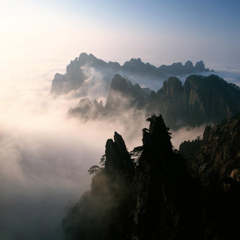 明月吟秋作品专栏【七律】·中国四大名山（二）黄山（一东韵） 文/康宗生（图6）