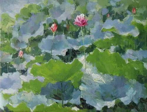 邹恩亮《海天诗画》名家精品微刊 七绝•夏日荷塘十二题 诗‖邹恩亮（图8）