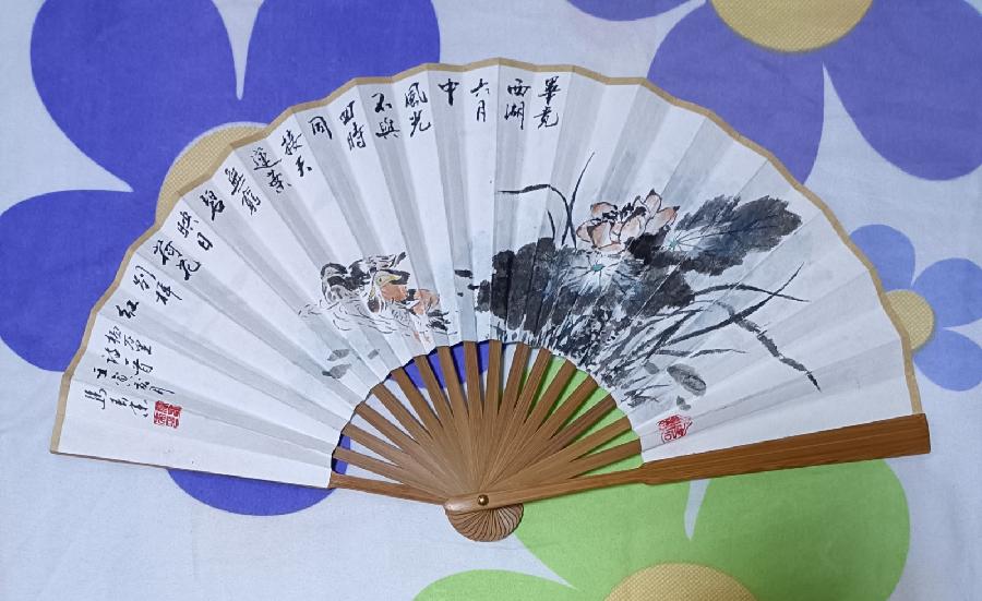 请欣赏中书协理事著名书法家马春来老师——扇面上的书画艺术||陕甘青藏头条（图18）