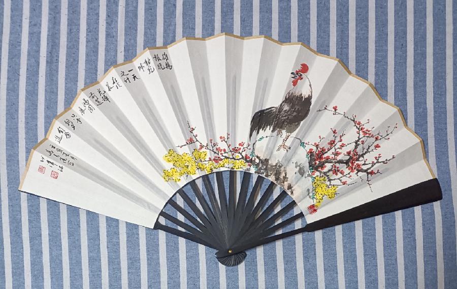 请欣赏中书协理事著名书法家马春来老师——扇面上的书画艺术||陕甘青藏头条（图23）