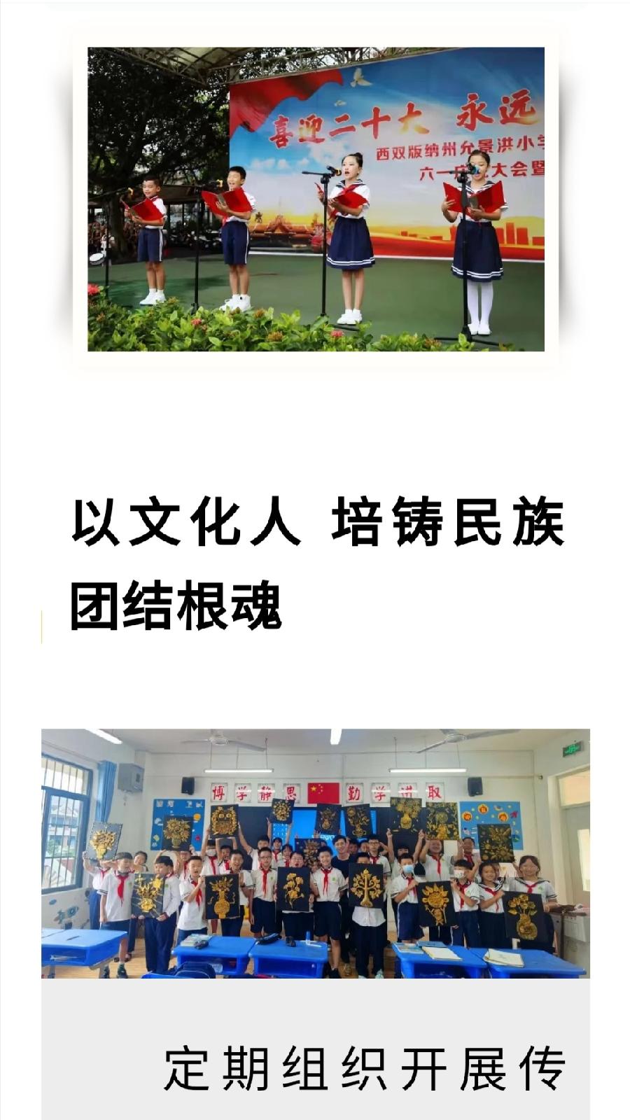 西双版纳州允景洪小学：民族团结进步教育从娃娃抓起（图12）