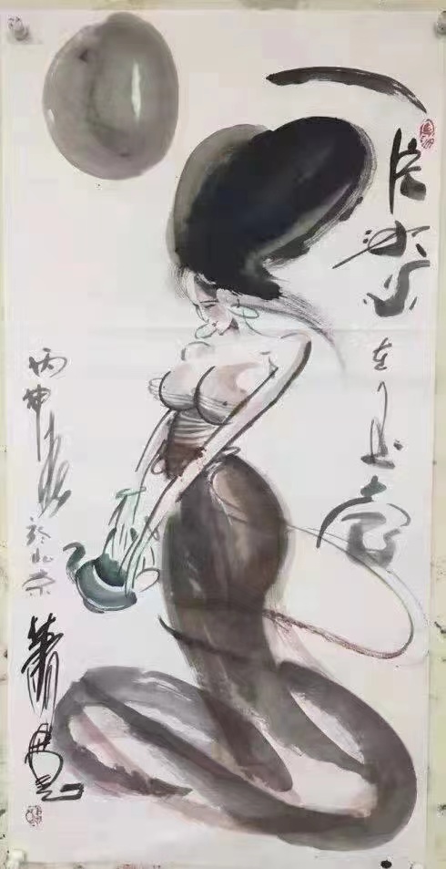 【雅诗总会】艺术家萧宽中秋献礼——月镜映心/花好月圆/月圆月缺荡秋千/八雅诗画致中秋(图27)