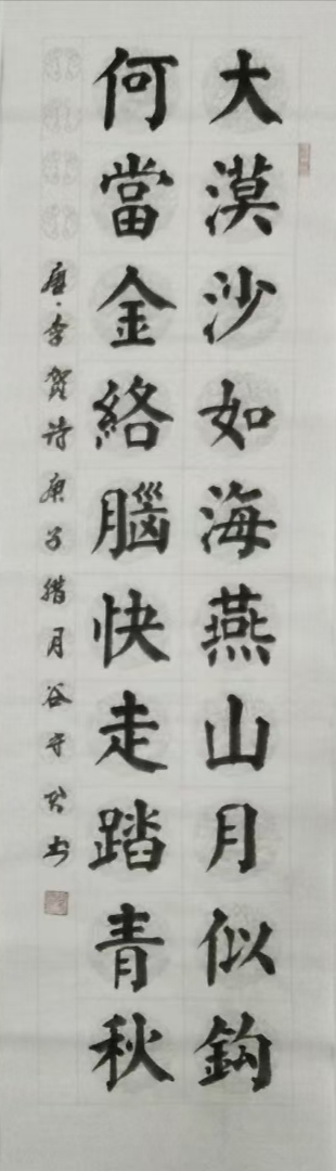 谷守君书法欣赏:古诗词(图12)