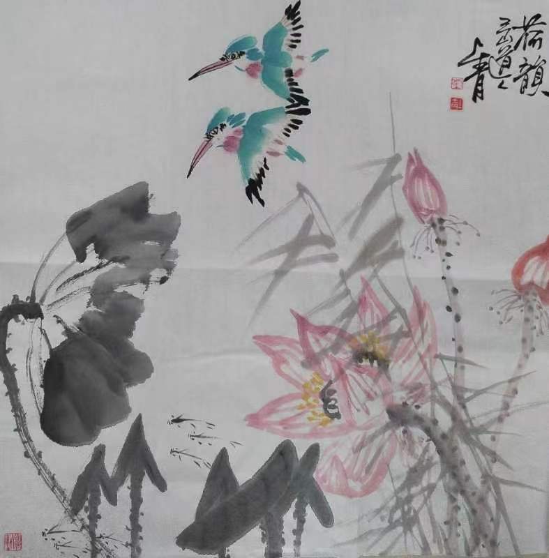 【雅诗总会】清新隽永写出心海的意境——著名画家柳士才作品欣赏(图8)