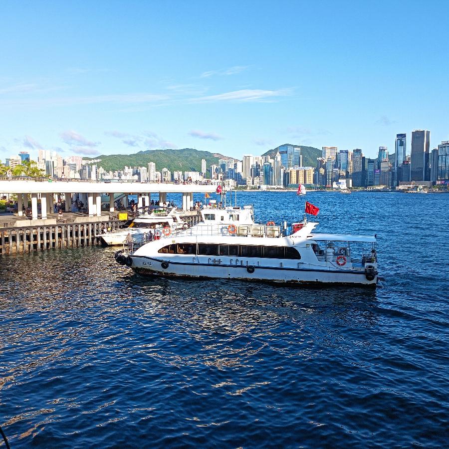 尖沙咀码头观海(图66)