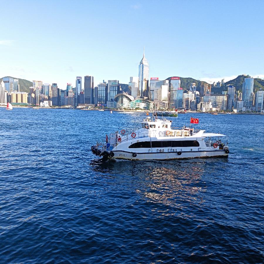 尖沙咀码头观海(图65)