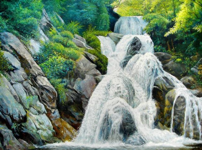 【华夏名篇】分享(山东临沂)高树业老师《七律•山溪》请欣赏(图5)