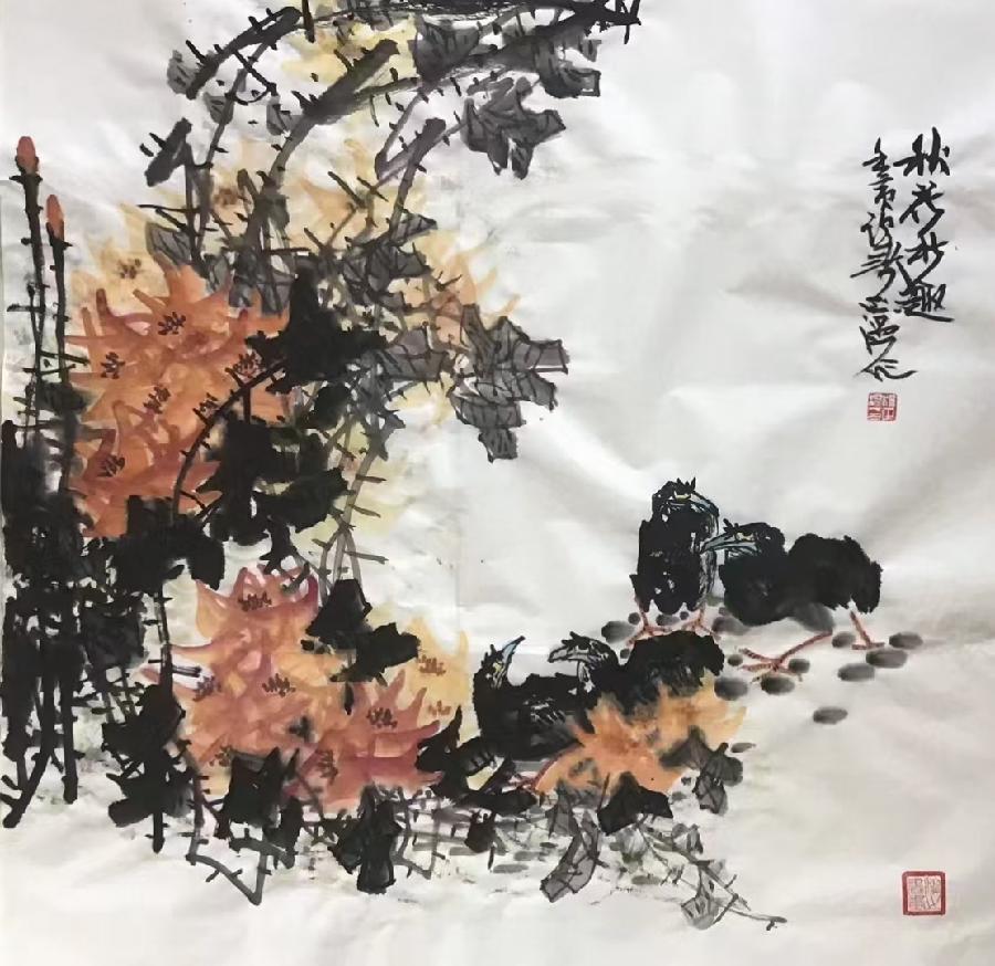 中华诗艺社五年庆诞特辑/【诗画】孙文:依韵王旻焱会长《两社金秋英杰联谊会抒怀》(新韵)(图6)