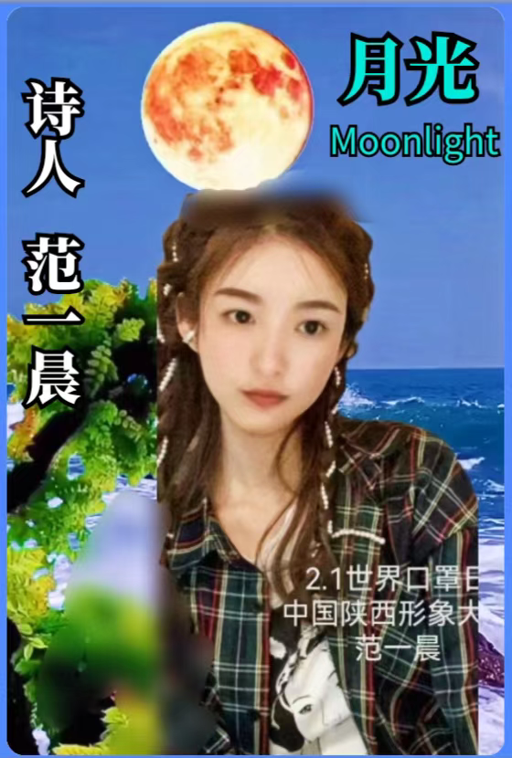 全网关注【月光】2022中秋世界名家诗歌朗诵会优秀作品展播（16）作者：范一晨 朗诵：赵爱华（图4）