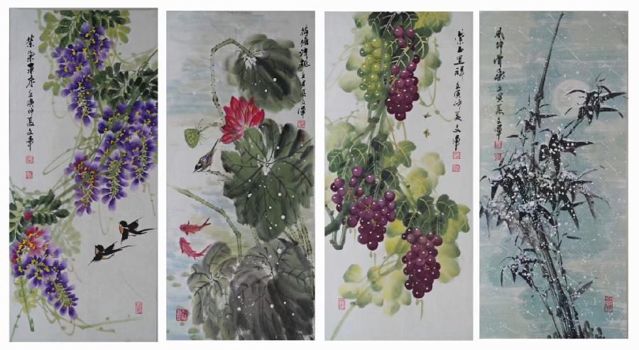 书画家党文军先生国画作品欣赏（图26）