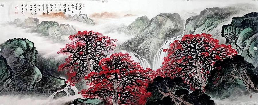 【雅诗总会】清新隽永写出旷朗的意境著名画家陈弘雨作品欣赏（图3）