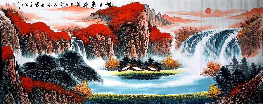 【雅诗总会】清新隽永写出旷朗的意境著名画家陈弘雨作品欣赏（图2）