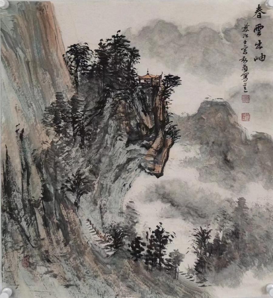 【雅诗总会】清新隽永写出旷朗的意境著名画家陈弘雨作品欣赏（图10）