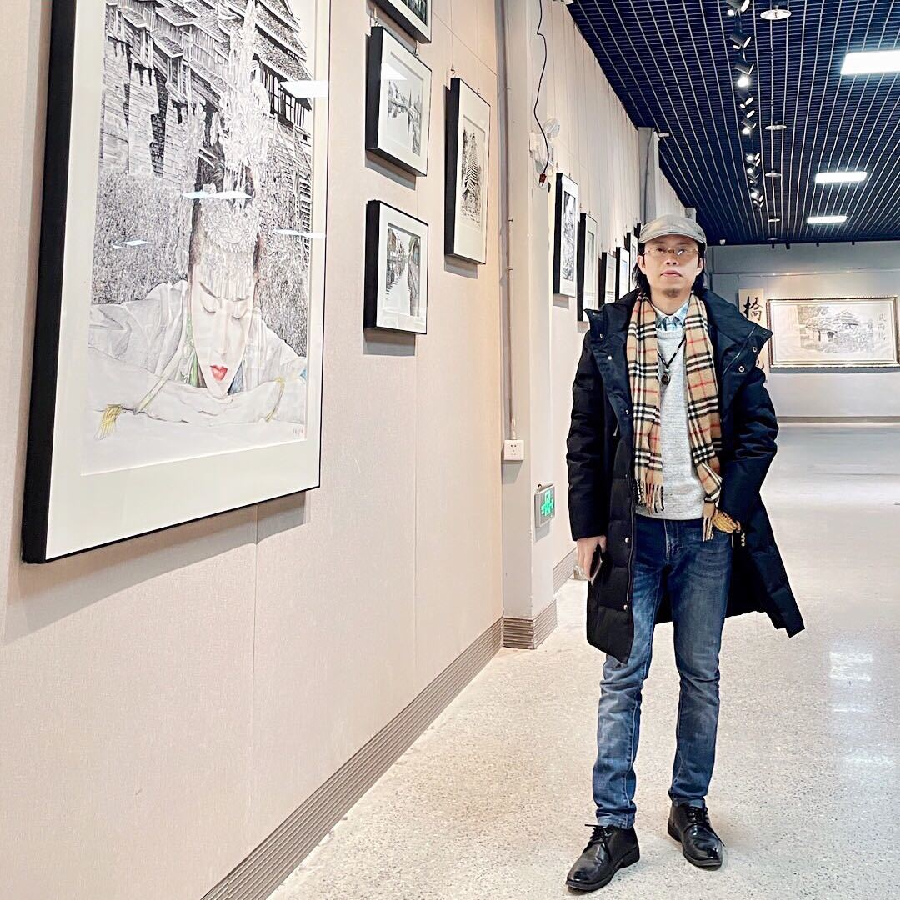 中华诗艺社黑龙江分社【推荐】马国斌钢笔画作品欣赏（图2）