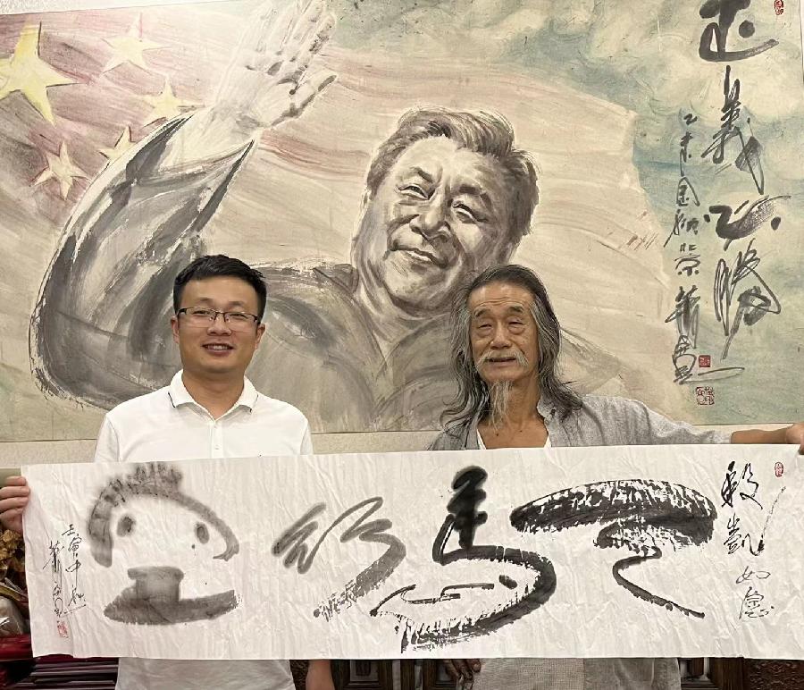 【雅诗总会】艺术家萧宽墨随心走挥毫'军魂'艺术欣赏(图23)