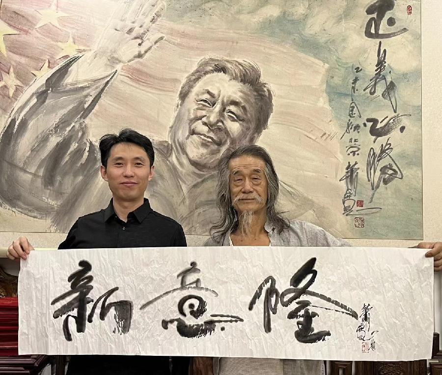【雅诗总会】艺术家萧宽墨随心走挥毫'军魂'艺术欣赏(图24)