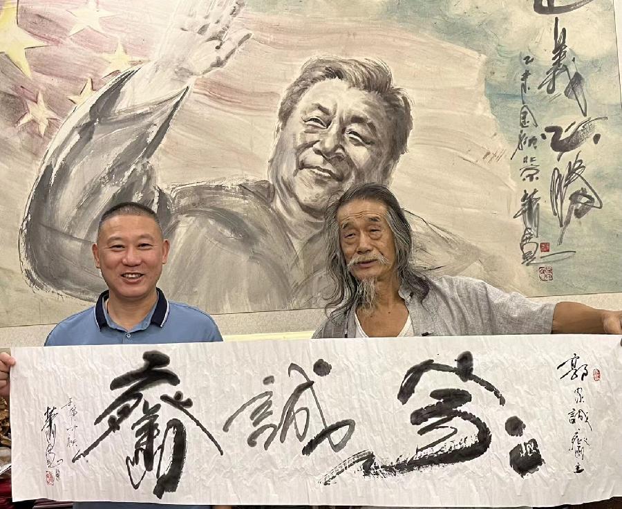 【雅诗总会】艺术家萧宽墨随心走挥毫'军魂'艺术欣赏(图26)