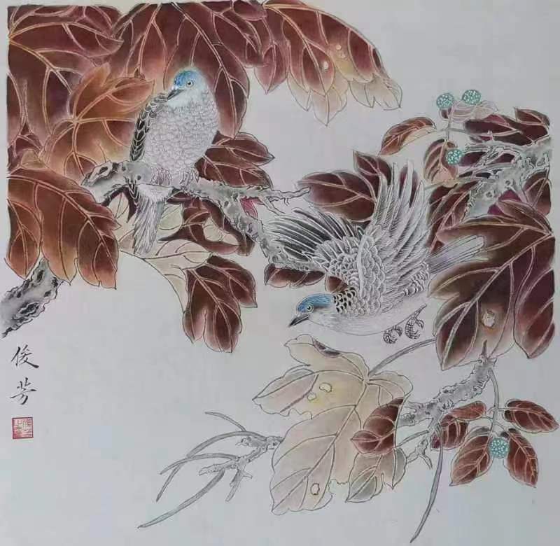 【雅诗总会】致一致善致美——沧州市金秋雅集书画作品欣赏(之一)(图21)