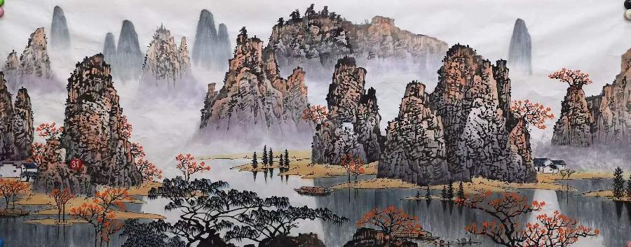 中华诗艺龙江分社推介/潇湘墨人书画精品(二)（图7）